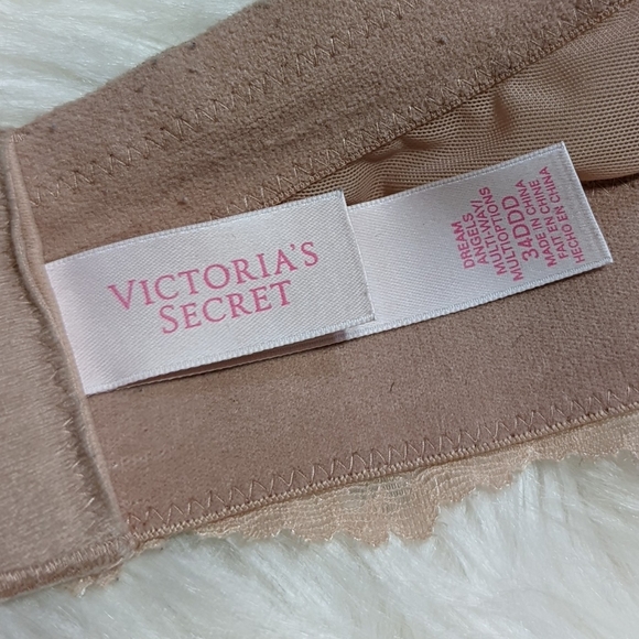 VS Victoria's Secret Tan Strapless Dream Angels Bra // Size 34DDD - Picture 3 of 4
